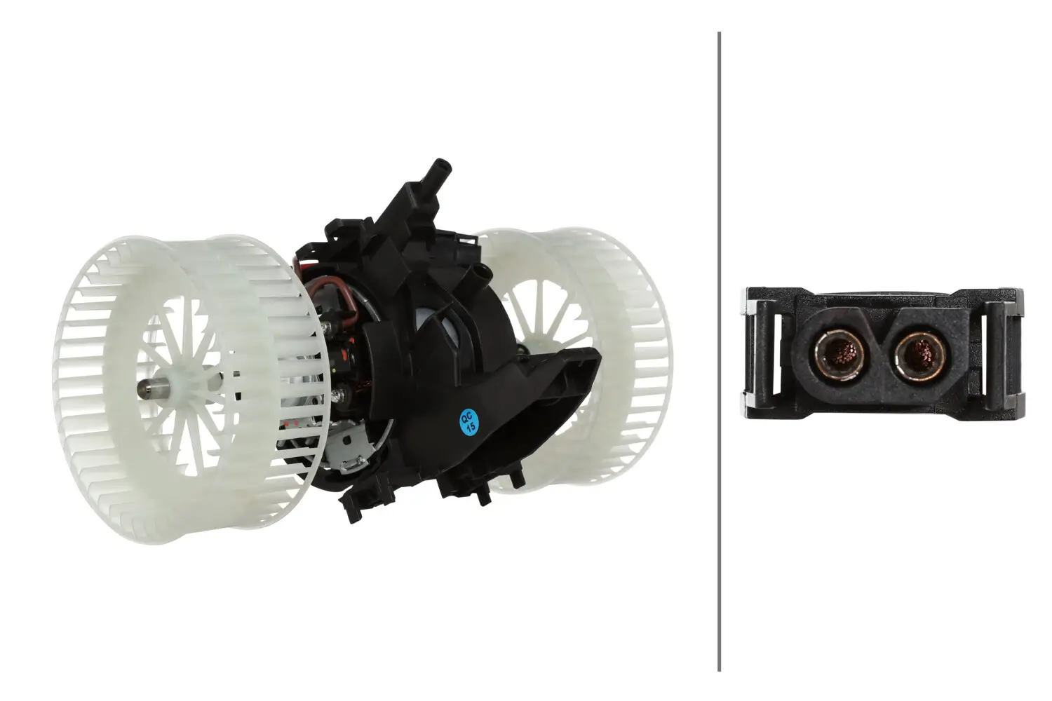 Innenraumgebläse 12 V HELLA 8EW 366 400-381