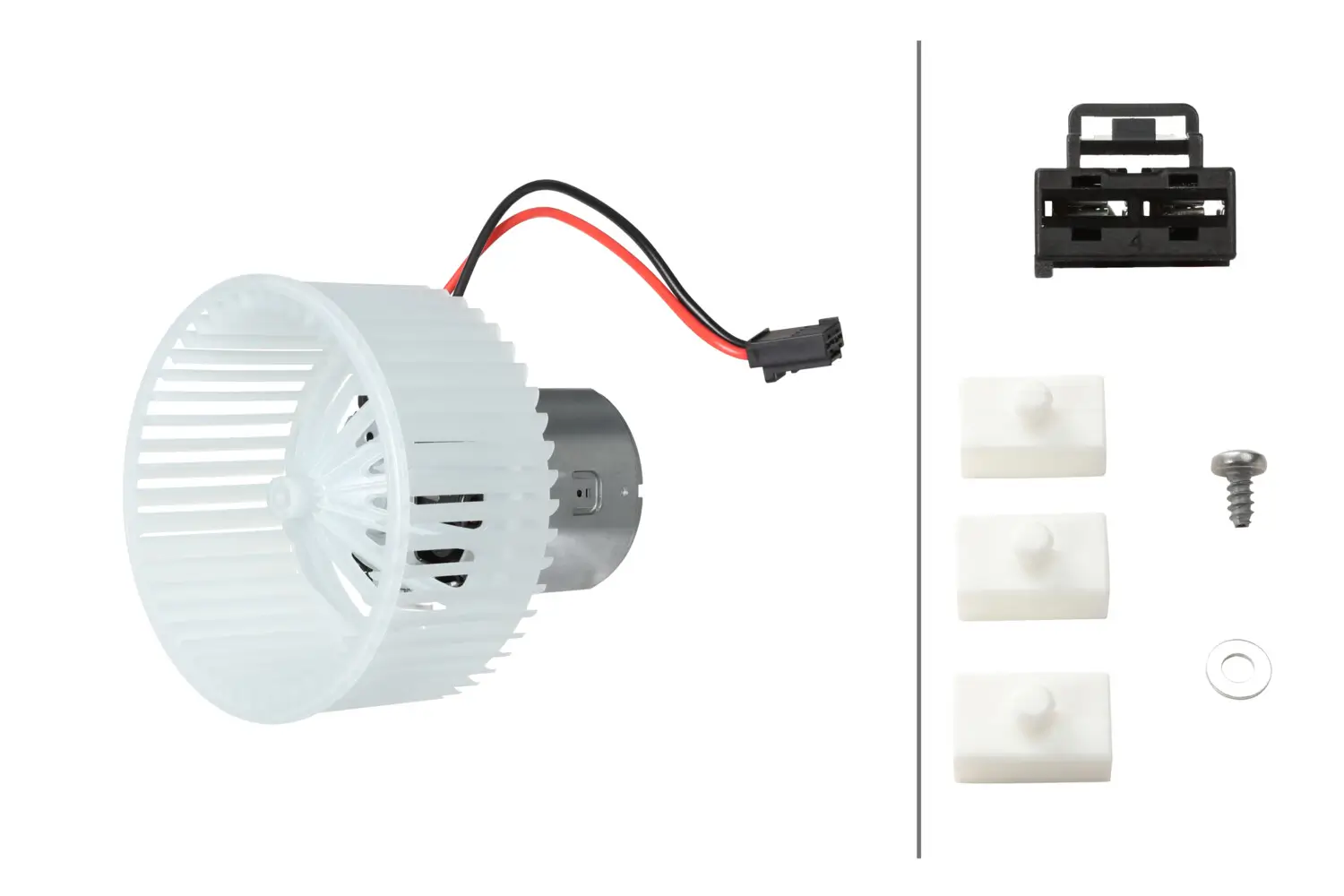 Innenraumgebläse 12 V HELLA 8EW 366 400-431