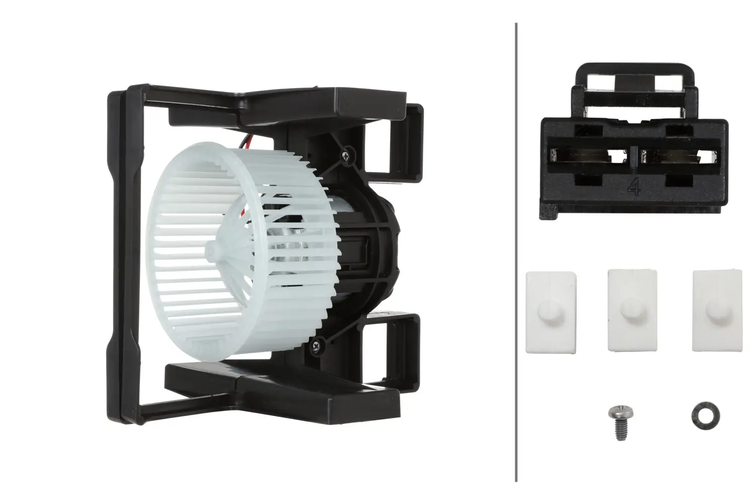 Innenraumgebläse 12 V HELLA 8EW 366 400-441