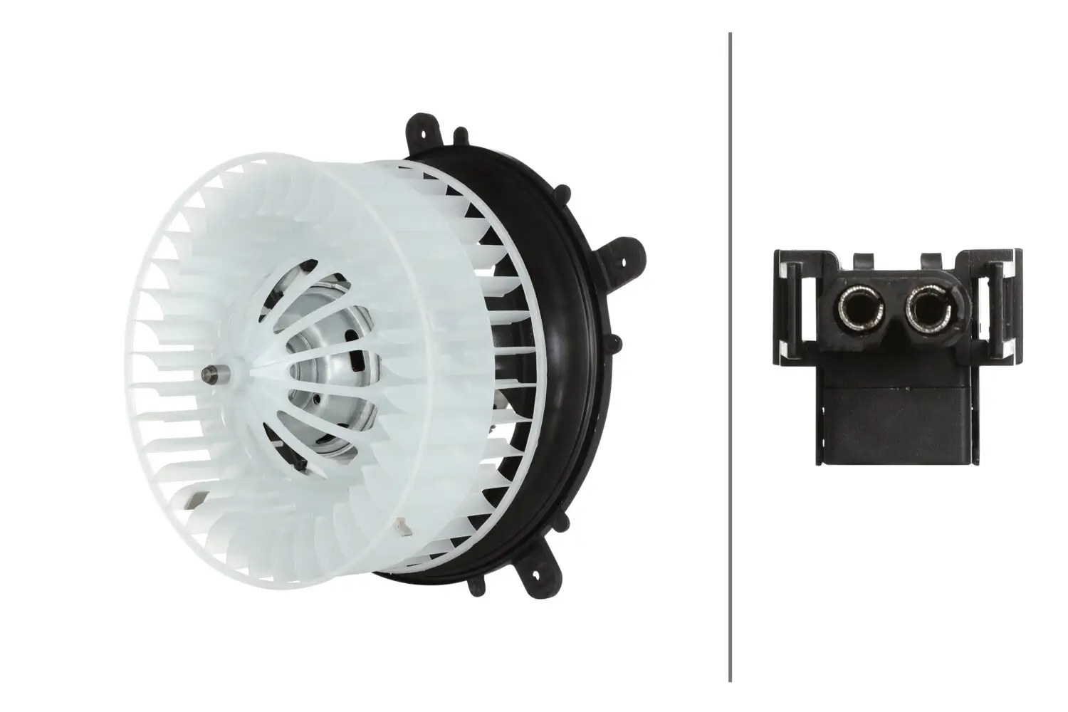 Innenraumgebläse 12 V HELLA 8EW 366 400-591