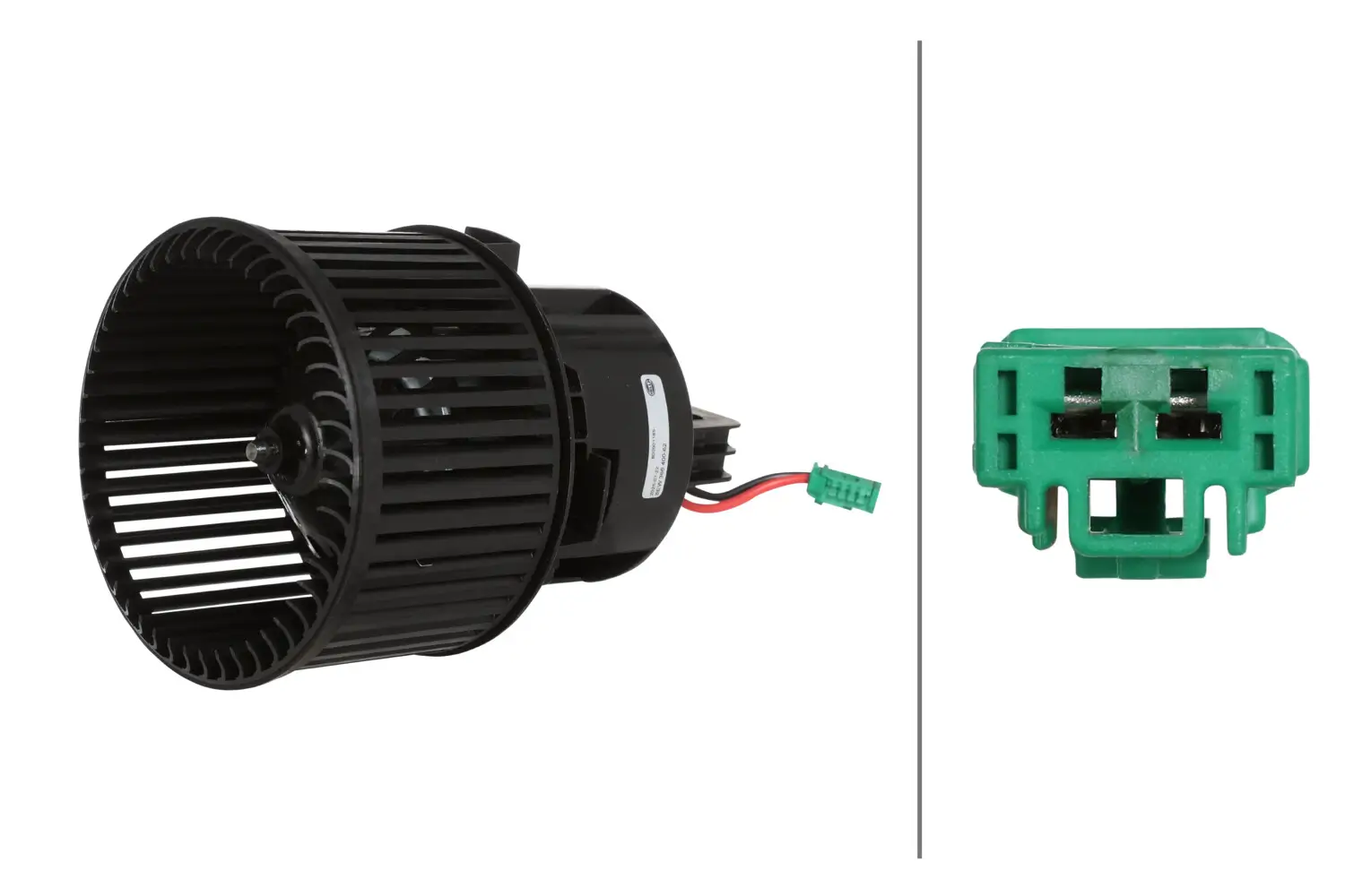 Innenraumgebläse 12 V HELLA 8EW 366 400-621