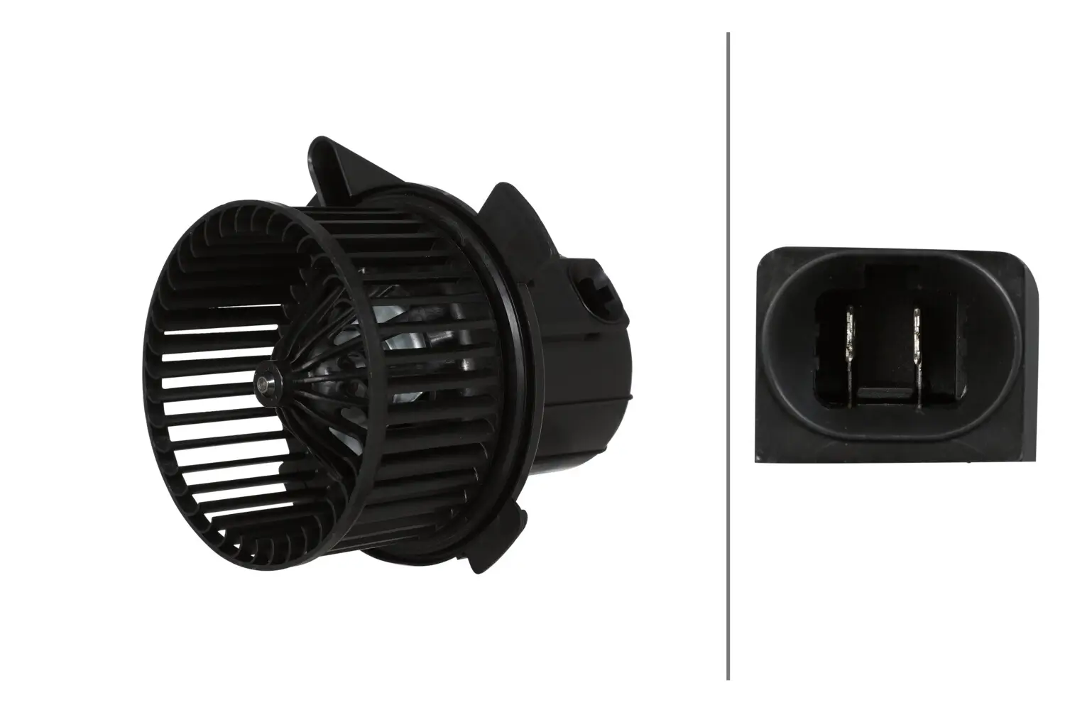 Innenraumgebläse 12 V HELLA 8EW 366 400-681