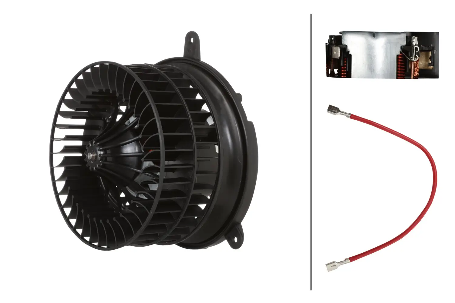 Innenraumgebläse 12 V HELLA 8EW 366 400-721