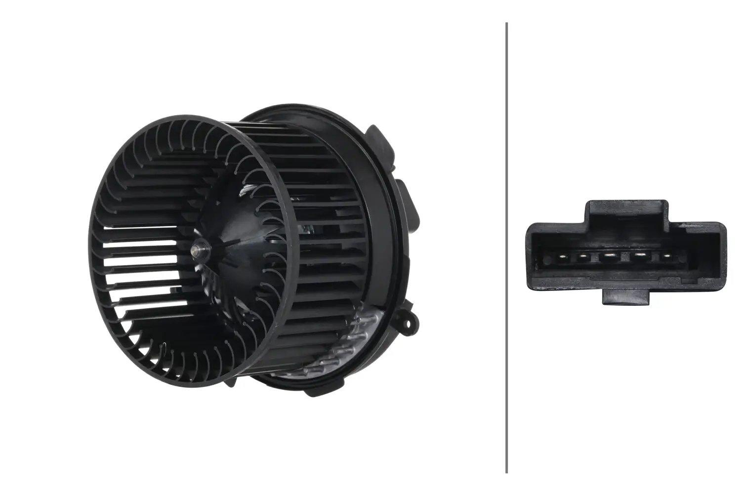Innenraumgebläse 12 V HELLA 8EW 366 400-751