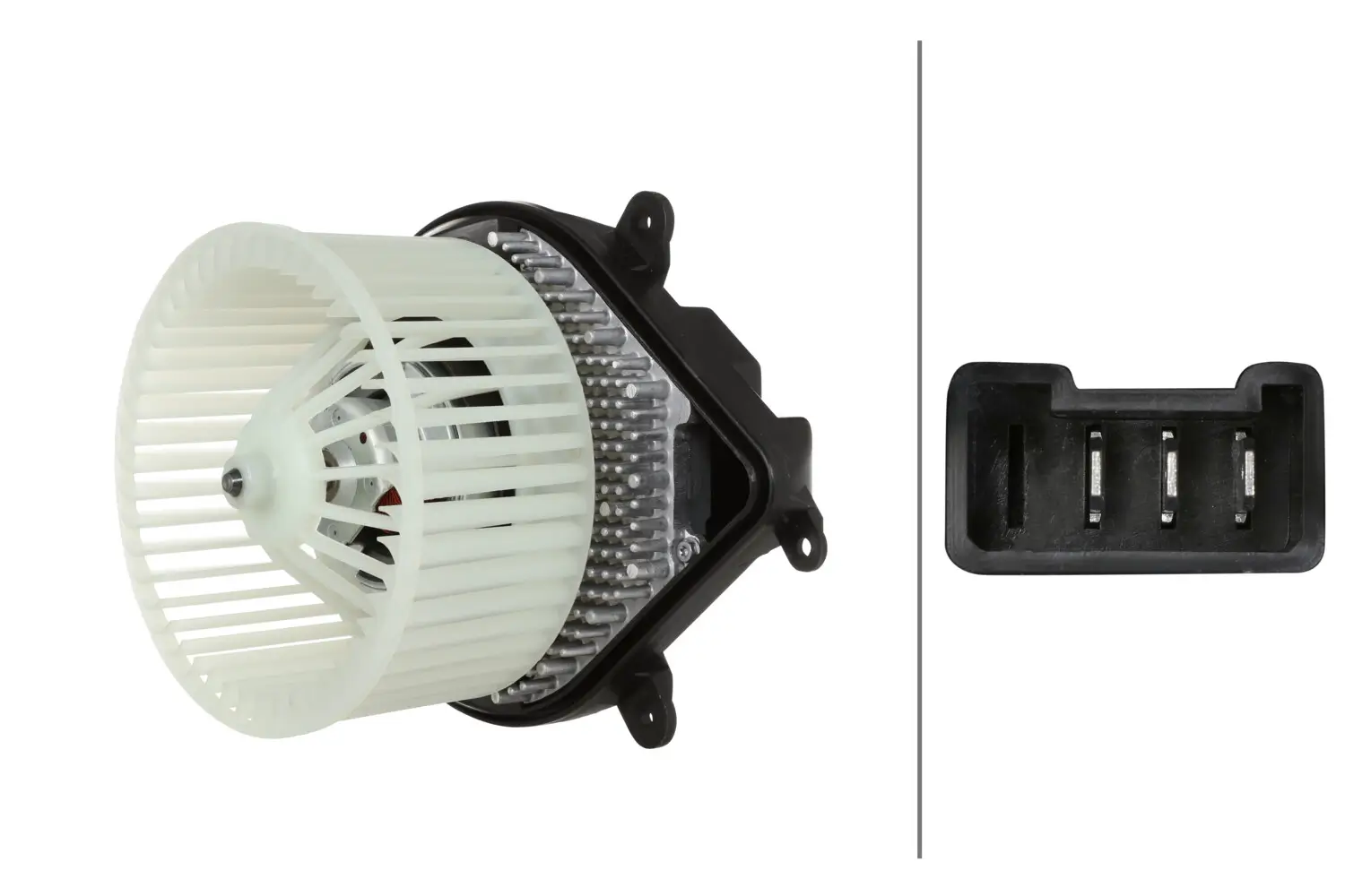 Innenraumgebläse 12 V HELLA 8EW 366 400-791