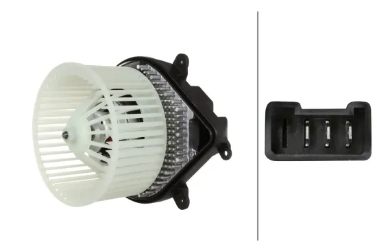 Innenraumgebläse 12 V HELLA 8EW 366 400-791 Bild Innenraumgebläse 12 V HELLA 8EW 366 400-791