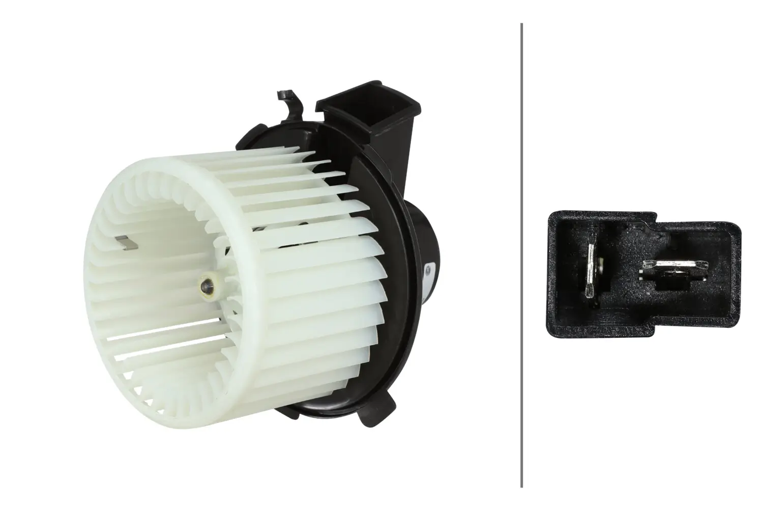 Innenraumgebläse 12 V HELLA 8EW 366 400-831