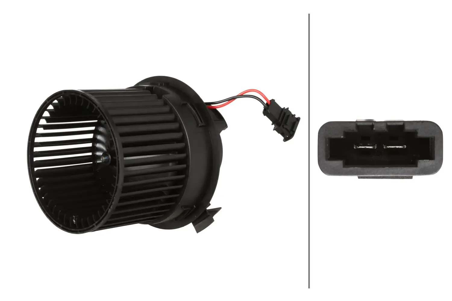 Innenraumgebläse 12 V HELLA 8EW 366 400-861