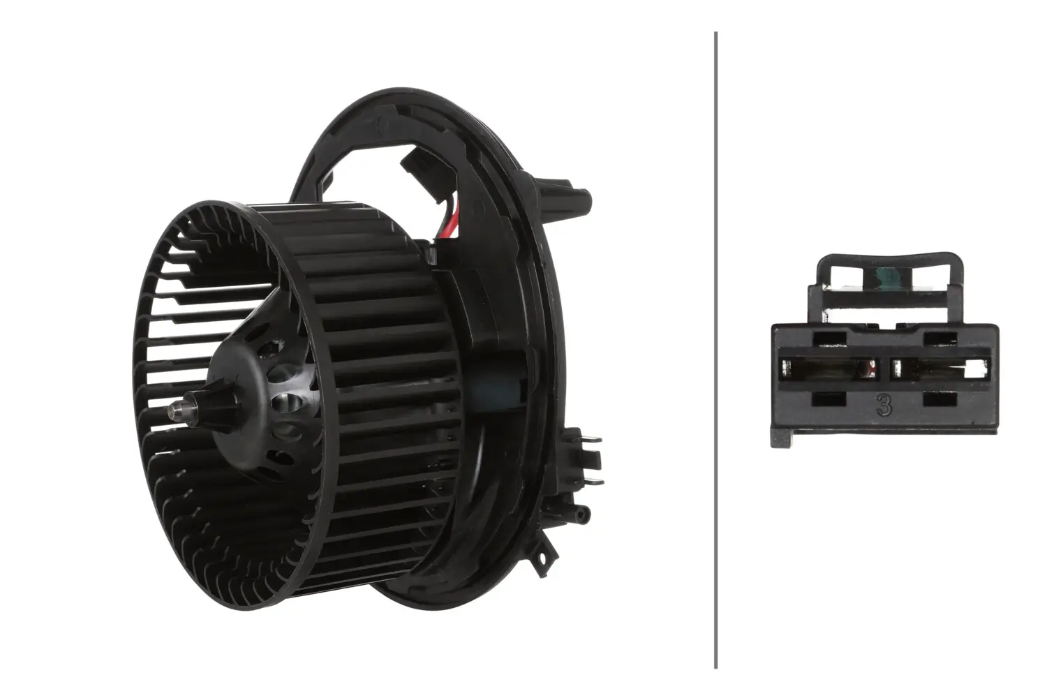 Innenraumgebläse 12 V HELLA 8EW 366 400-871