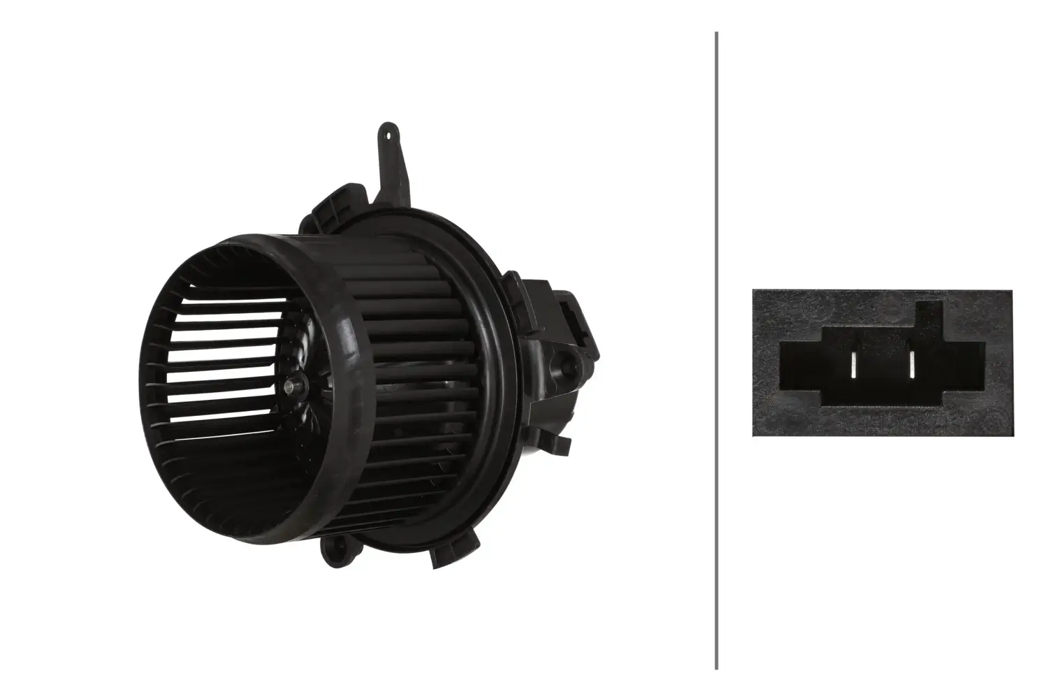 Innenraumgebläse 12 V HELLA 8EW 366 400-951