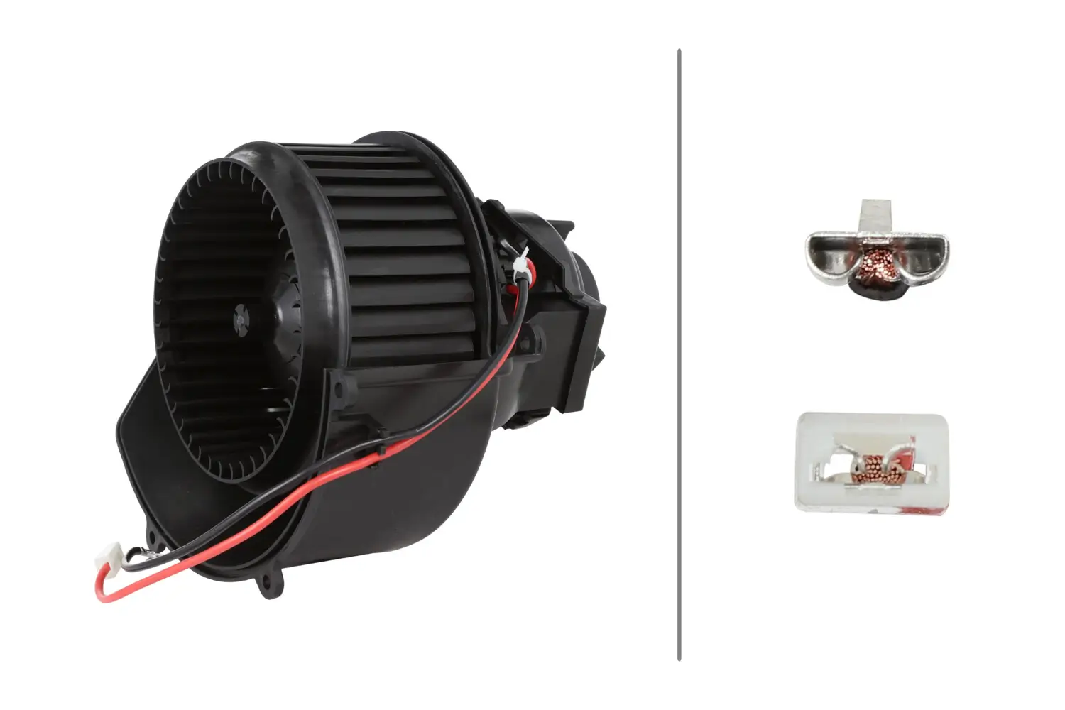 Innenraumgebläse 12 V HELLA 8EW 366 401-881
