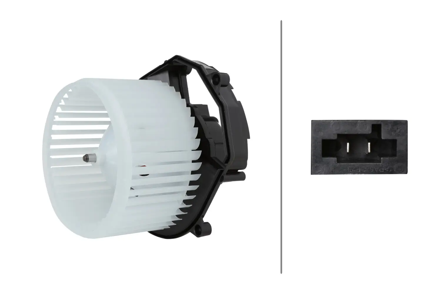 Innenraumgebläse 12 V HELLA 8EW 366 401-921