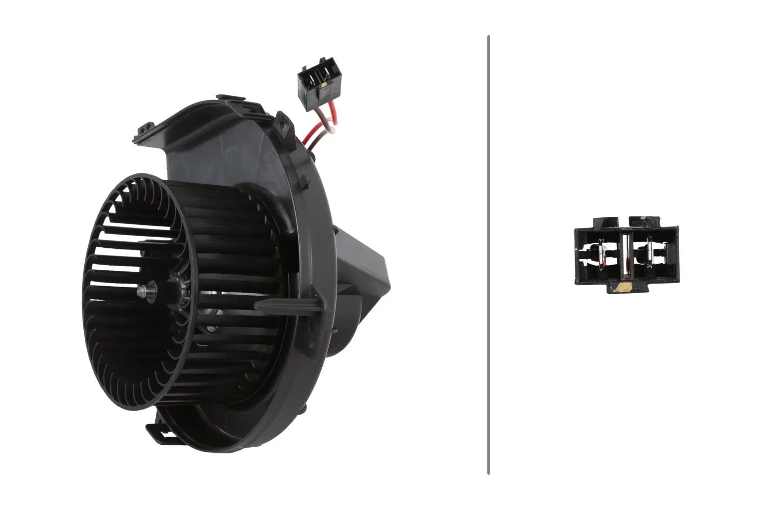 Innenraumgebläse 12 V HELLA 8EW 366 402-121