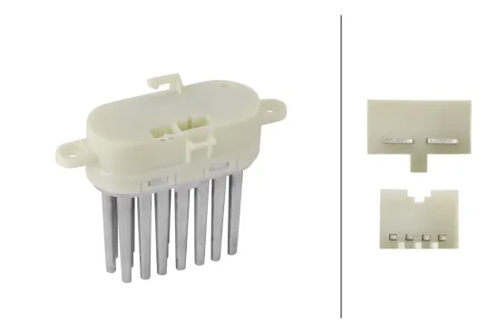 Regler, Innenraumgebläse 12 V HELLA 5HL 366 410-221 Bild Regler, Innenraumgebläse 12 V HELLA 5HL 366 410-221
