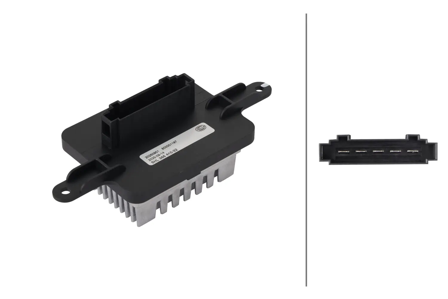 Regler, Innenraumgebläse 12 V HELLA 5HL 366 410-321