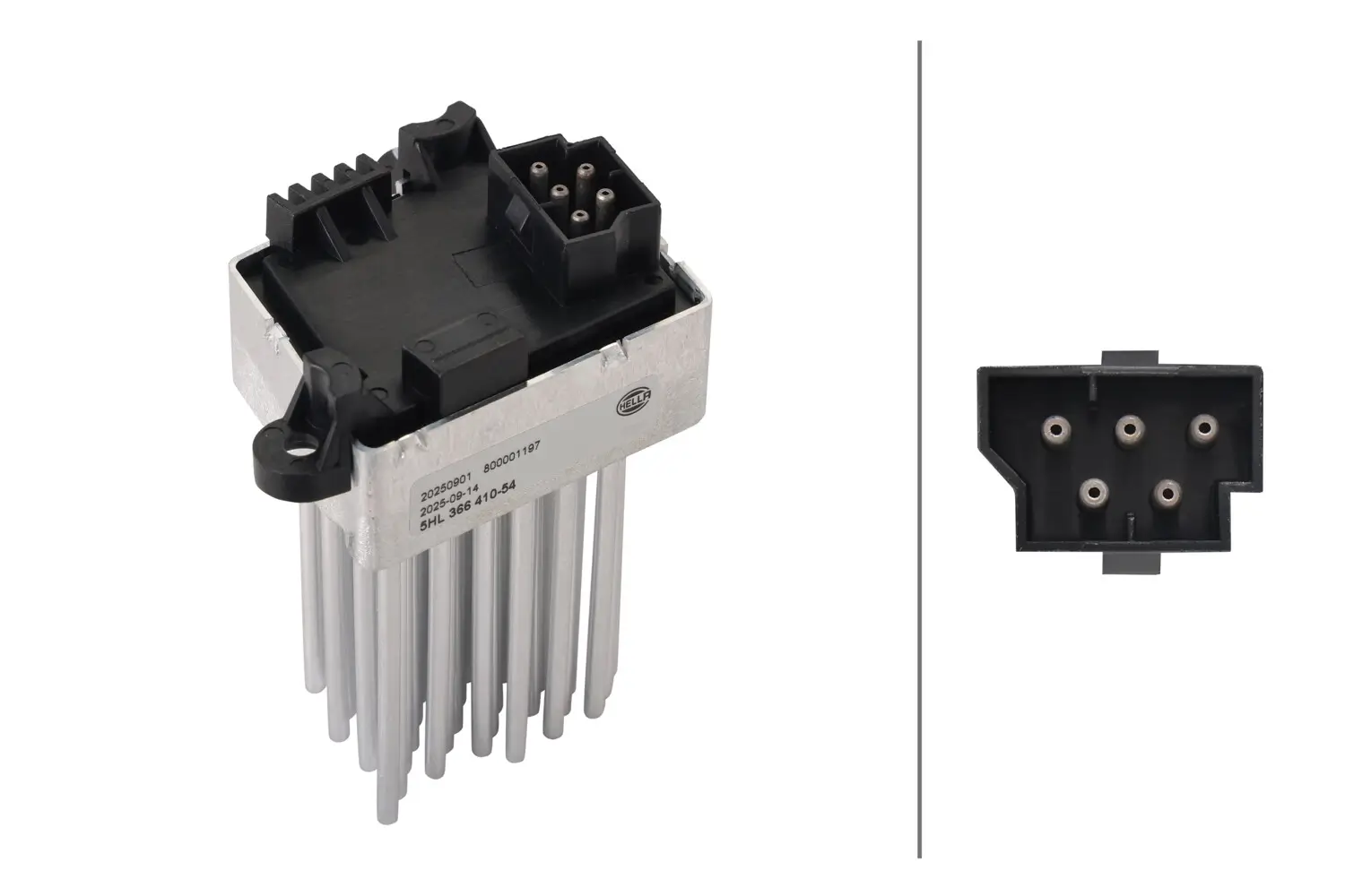 Regler, Innenraumgebläse 12 V HELLA 5HL 366 410-541