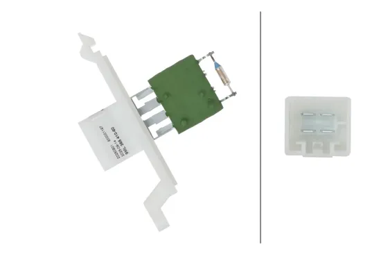 Widerstand, Innenraumgebläse 12 V HELLA 9ML 366 410-601 Bild Widerstand, Innenraumgebläse 12 V HELLA 9ML 366 410-601