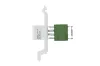 Widerstand, Innenraumgebläse 12 V HELLA 9ML 366 410-601 Bild Widerstand, Innenraumgebläse 12 V HELLA 9ML 366 410-601