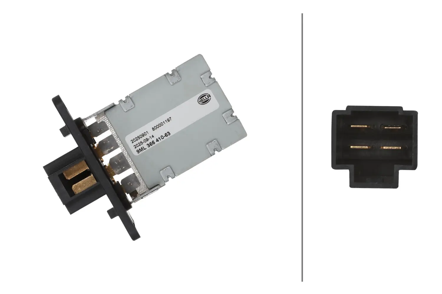 Widerstand, Innenraumgebläse 12 V HELLA 9ML 366 410-631