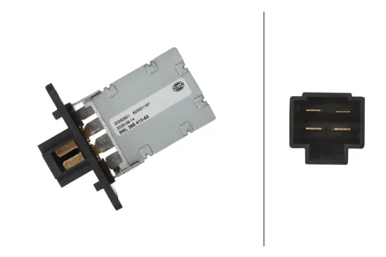 Widerstand, Innenraumgebläse 12 V HELLA 9ML 366 410-631 Bild Widerstand, Innenraumgebläse 12 V HELLA 9ML 366 410-631