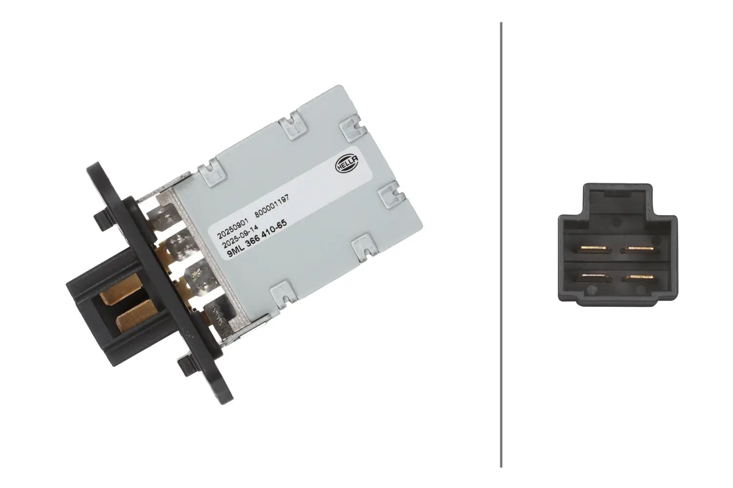 Widerstand, Innenraumgebläse 12 V HELLA 9ML 366 410-651