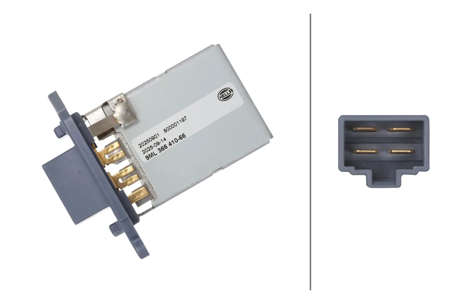 Widerstand, Innenraumgebläse 12 V HELLA 9ML 366 410-661