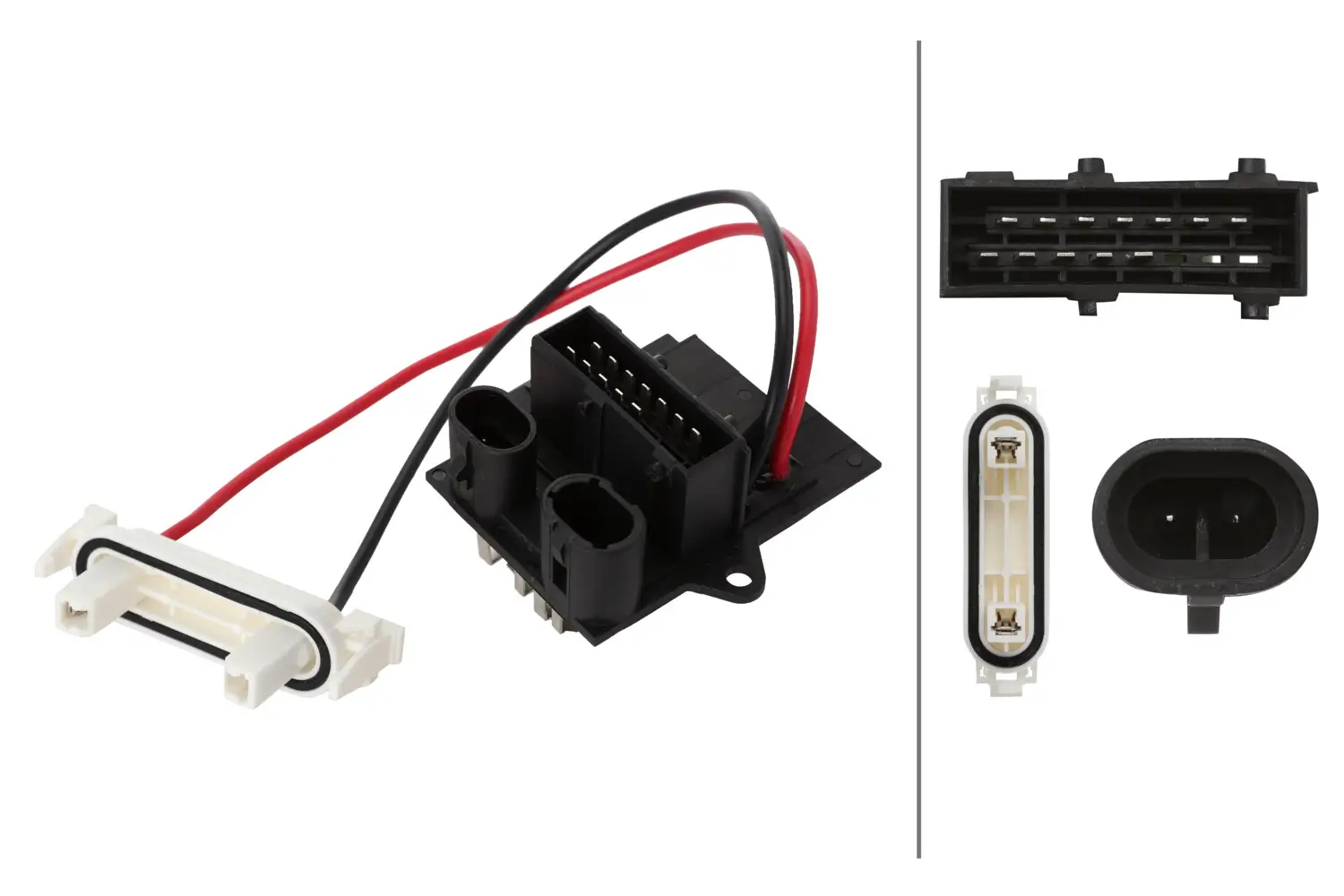 Widerstand, Innenraumgebläse 12 V HELLA 9ML 366 410-711