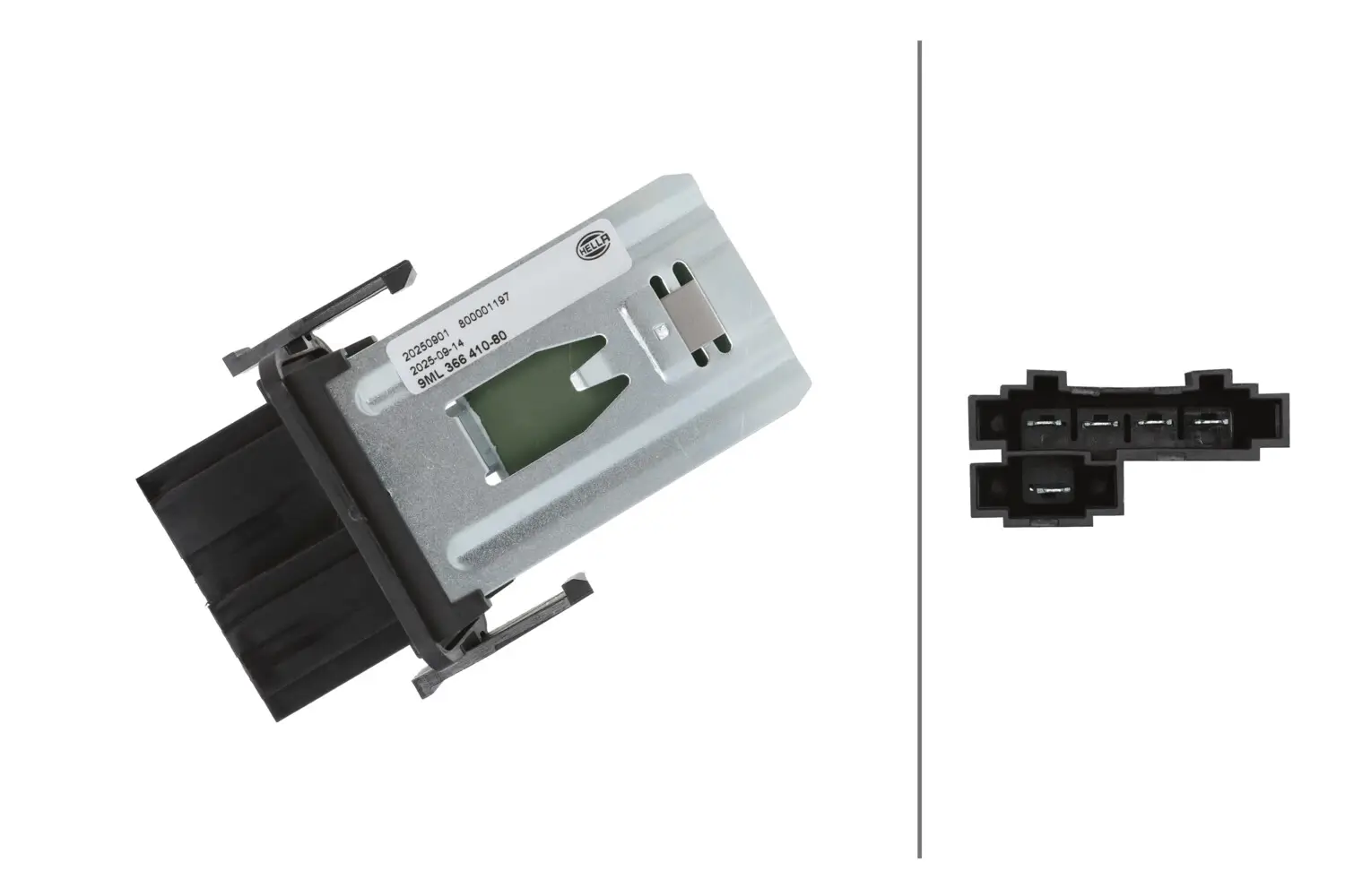 Widerstand, Innenraumgebläse 12 V HELLA 9ML 366 410-801