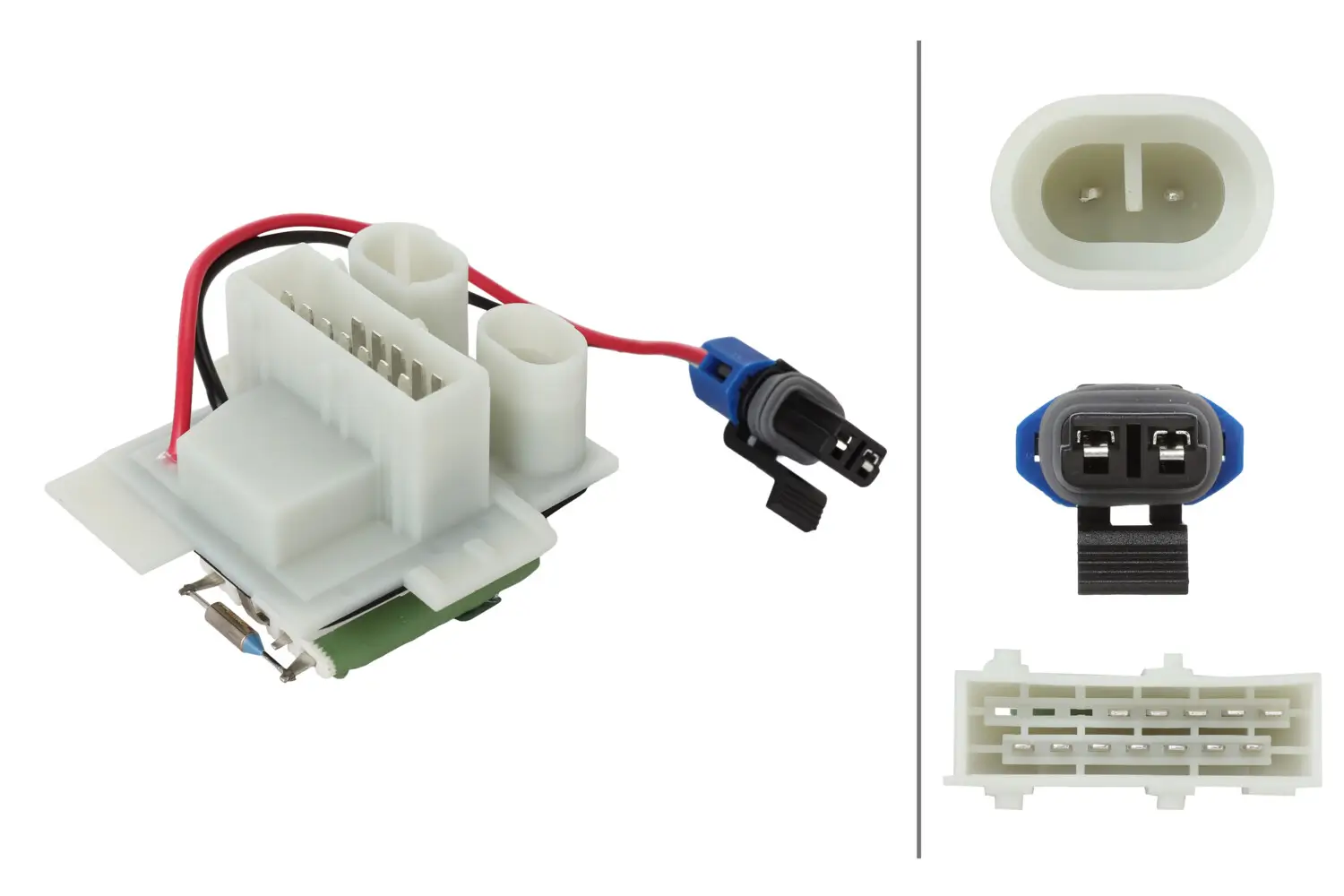 Widerstand, Innenraumgebläse 12 V HELLA 9ML 366 410-821