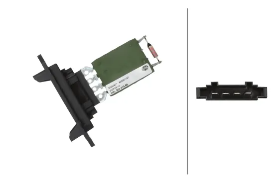 Widerstand, Innenraumgebläse 12 V HELLA 9ML 366 410-881 Bild Widerstand, Innenraumgebläse 12 V HELLA 9ML 366 410-881