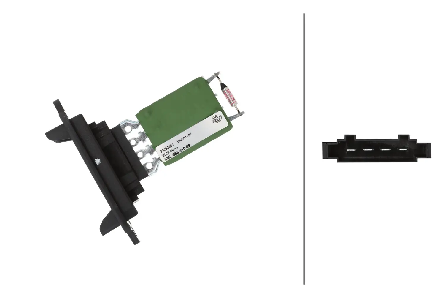 Widerstand, Innenraumgebläse 12 V HELLA 9ML 366 410-891