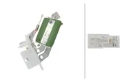 Widerstand, Innenraumgebläse 12 V HELLA 9ML 366 410-901