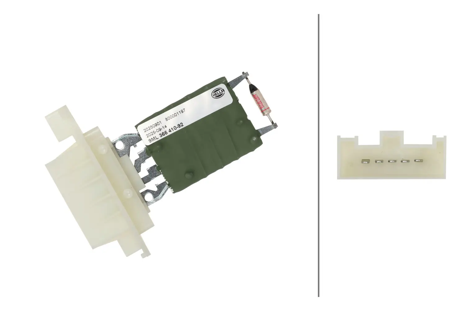 Widerstand, Innenraumgebläse 12 V HELLA 9ML 366 410-921