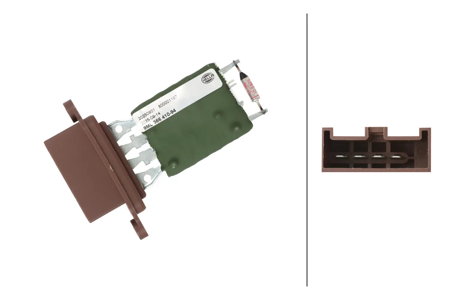 Widerstand, Innenraumgebläse 12 V HELLA 9ML 366 410-941