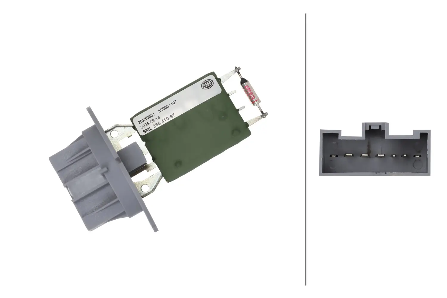 Widerstand, Innenraumgebläse 12 V HELLA 9ML 366 410-971