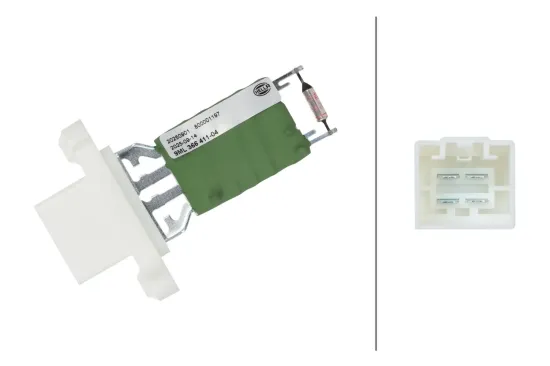 Widerstand, Innenraumgebläse 12 V HELLA 9ML 366 411-041 Bild Widerstand, Innenraumgebläse 12 V HELLA 9ML 366 411-041