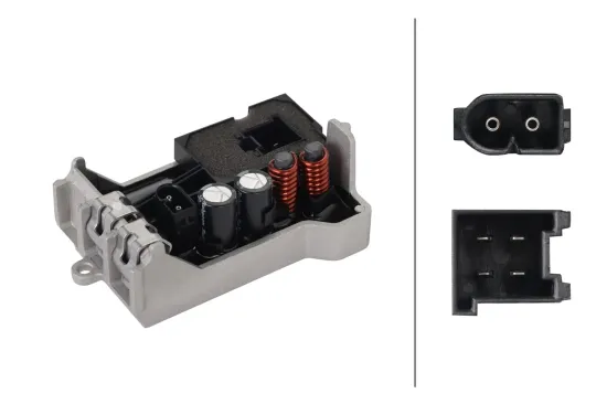 Widerstand, Innenraumgebläse 12 V HELLA 9ML 366 411-061 Bild Widerstand, Innenraumgebläse 12 V HELLA 9ML 366 411-061
