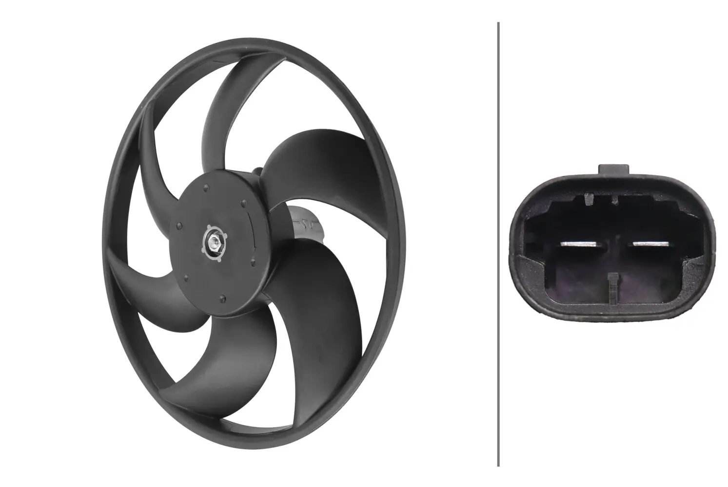 Lüfter, Motorkühlung 12 V HELLA 8EW 366 420-021