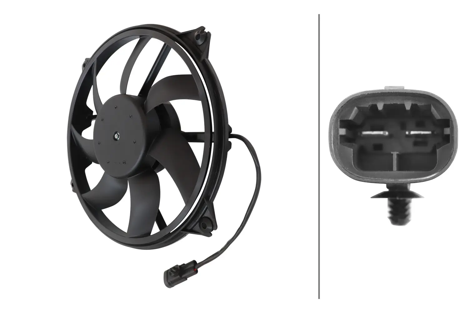 Lüfter, Motorkühlung 12 V HELLA 8EW 366 420-051