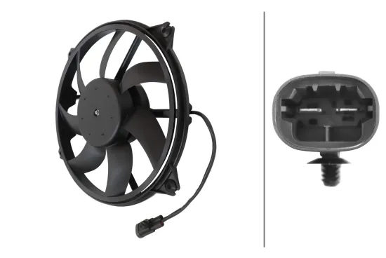 Lüfter, Motorkühlung 12 V HELLA 8EW 366 420-051 Bild Lüfter, Motorkühlung 12 V HELLA 8EW 366 420-051