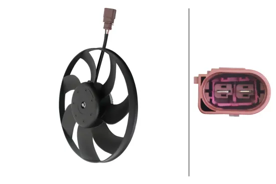 Lüfter, Motorkühlung 12 V HELLA 8EW 366 420-111 Bild Lüfter, Motorkühlung 12 V HELLA 8EW 366 420-111