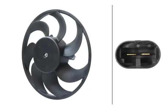 Lüfter, Motorkühlung 12 V HELLA 8EW 366 420-161 Bild Lüfter, Motorkühlung 12 V HELLA 8EW 366 420-161