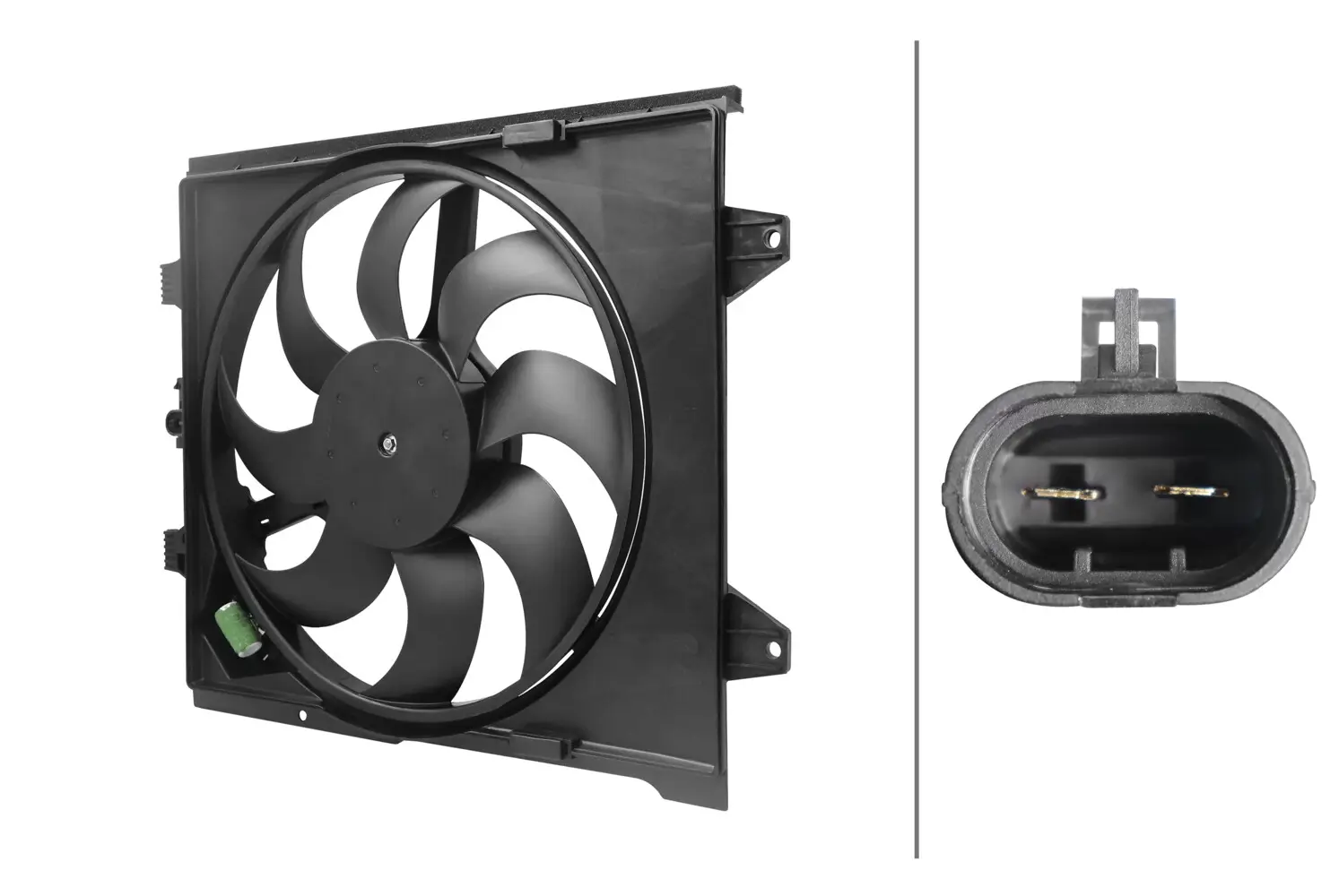 Lüfter, Motorkühlung 12 V HELLA 8EW 366 420-191