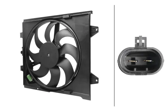 Lüfter, Motorkühlung 12 V HELLA 8EW 366 420-191 Bild Lüfter, Motorkühlung 12 V HELLA 8EW 366 420-191