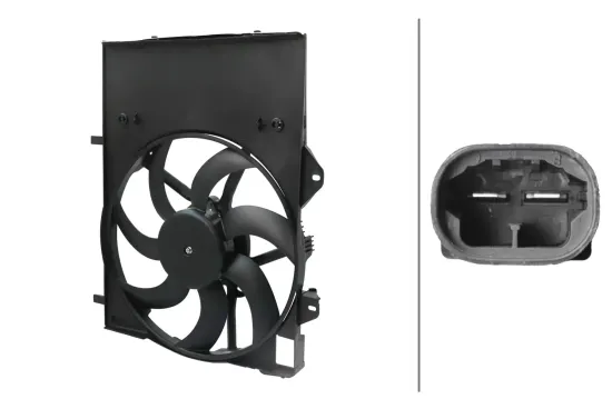 Lüfter, Motorkühlung 12 V HELLA 8EW 366 420-211 Bild Lüfter, Motorkühlung 12 V HELLA 8EW 366 420-211