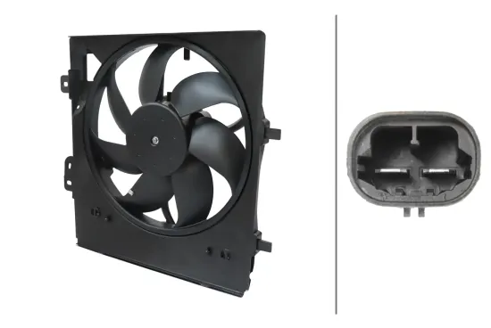 Lüfter, Motorkühlung 12 V HELLA 8EW 366 420-221 Bild Lüfter, Motorkühlung 12 V HELLA 8EW 366 420-221