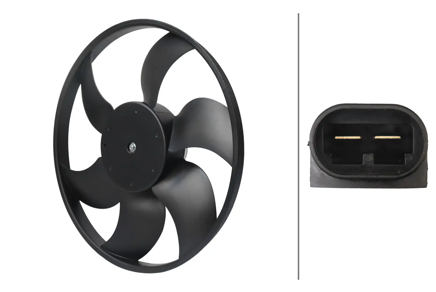 Lüfter, Motorkühlung 12 V HELLA 8EW 366 420-241