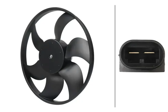 Lüfter, Motorkühlung 12 V HELLA 8EW 366 420-241 Bild Lüfter, Motorkühlung 12 V HELLA 8EW 366 420-241