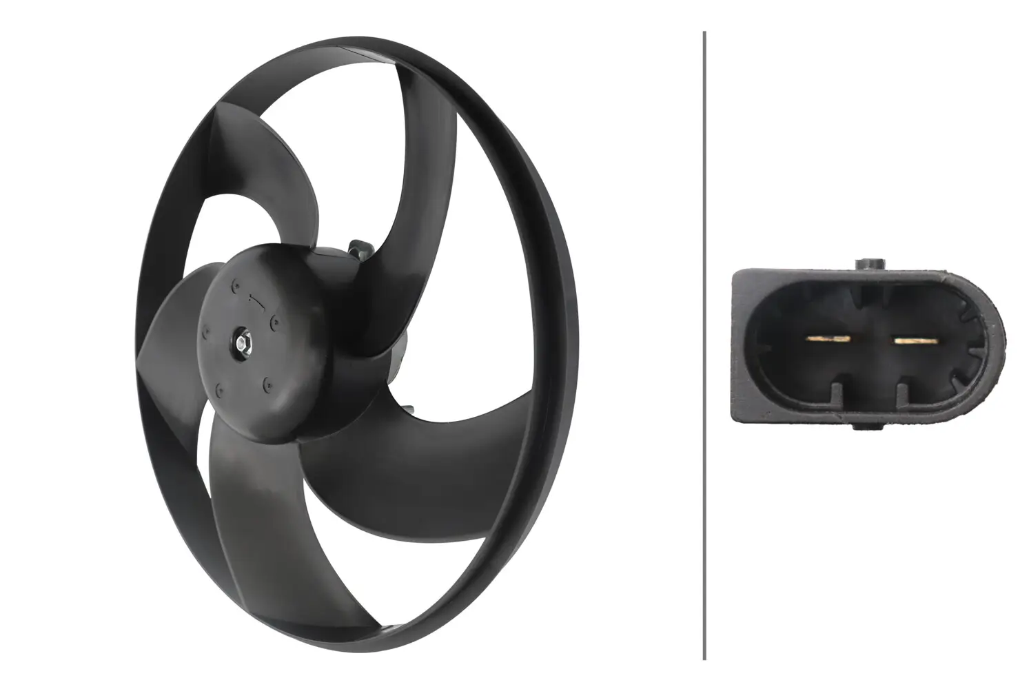 Lüfter, Motorkühlung 12 V HELLA 8EW 366 420-251