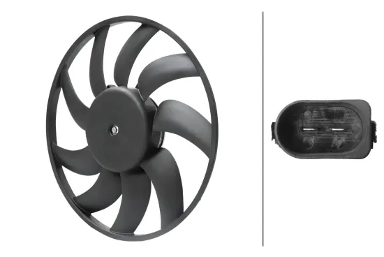 Lüfter, Motorkühlung 12 V HELLA 8EW 366 420-261 Bild Lüfter, Motorkühlung 12 V HELLA 8EW 366 420-261
